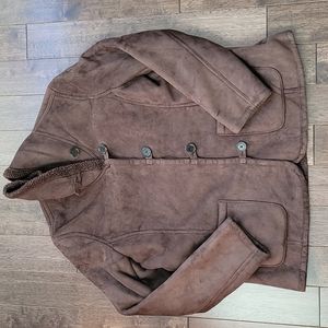 Lands End Medium Petite Button Jacket EUC